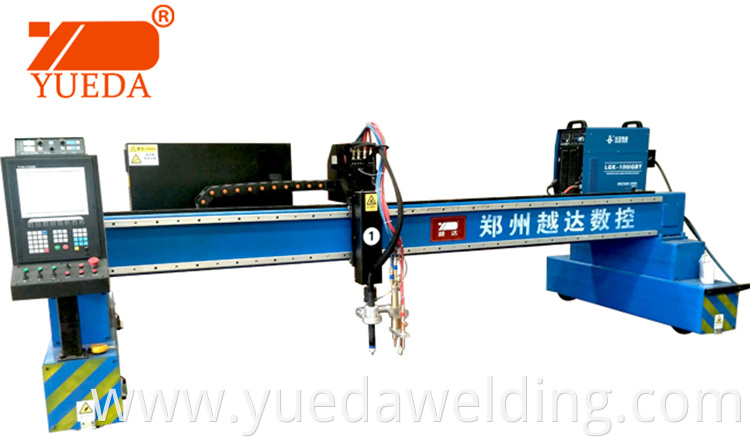 Yueda CNC Powermax Plasma Flame Gantry Cutting Machine Prices for Metal Plate